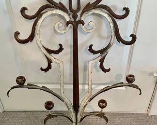Beautiful antique iron scrollwork from Italy