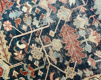 Heriz Bakshayesh which is one of the best quality Heriz (all over pattern)…9x12 RARE ANTIQUE RUG CIRCA 1890-1910