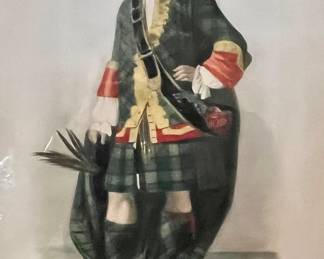 Highland Clans of Scotland 1923…fine antique hand tinted engraving