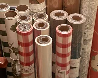 New designer paper tablecloths