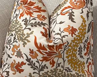 Custom linen down pillows