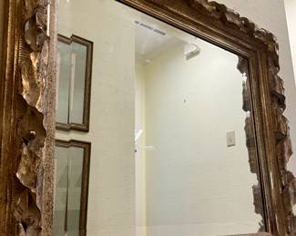 Hand carved French mirror