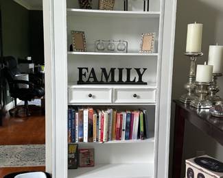 White Arched Bookcase 