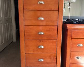 Narrow Wood Dresser 
