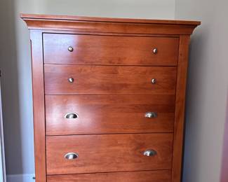 Tall Wood Dresser 