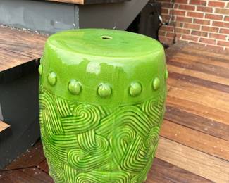 Green Outdoor Table/Plant Stand 