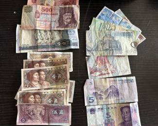 Foreign Paper Currency