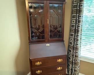 Antique secretary. 78 inches tall, 30 wide and 15 deep at the base.