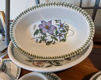 Portmeirion Botanic Garden Dish set and serving bowls