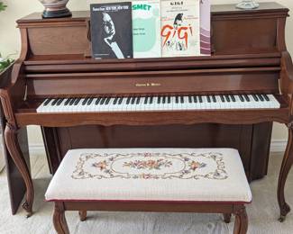 Charles R. Walker upright piano