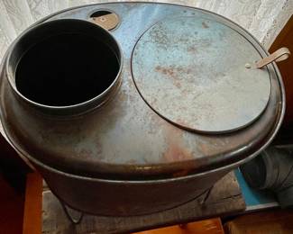 VINTAGE PORTABLE WOOD STOVE
