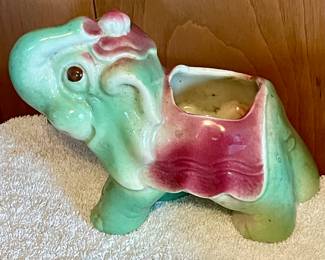 ANTIQUE ELEPHANT PLANTER