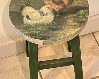 PAINTED STOOL