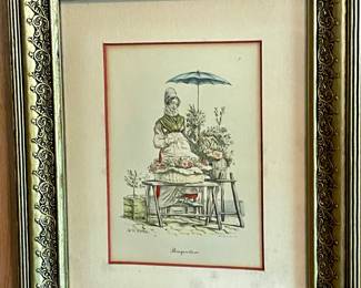 ANTIQUE FRAMED PRINT