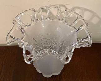 VINTAGE OPEN-LACE VASE