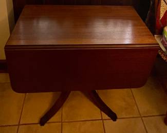 ANTIQUE DROP LEAF TABLE by BRANDT FURNITURE