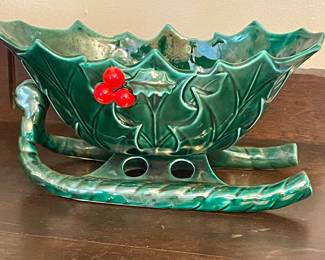 VINTAGE CERAMIC SLEIGH