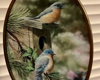 BIRDS DECOR - PAINTED SUN-CATCHER