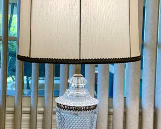 ANTIQUE CRYSTAL LAMP