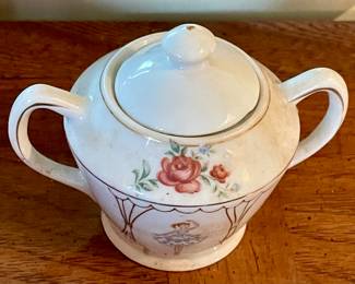 VINTAGE LADY BALLERINA TEA SET