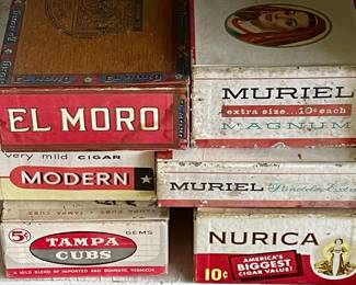 VINTAGE CIGAR BOXES