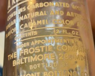 VINTAGE FROSTIE ROOT BEER BOTTLE