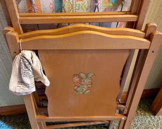 SMALL VINTAGE BABY CRIB