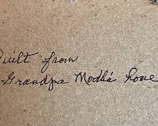 FRAMED ANTIQUE QUILT PANEL