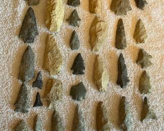 LOCAL ARROWHEADS, SPEARHEADS, MISC. COLLECTION