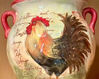 CHICKENS/ROOSTER DECOR - CANISTER