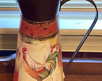 CHICKEN/ROOSTER DECOR - PITCHER
