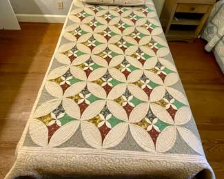 TWIN BED(2), TWIN QUILT/SHAM, NIGHT STAND(2)