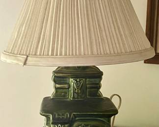 VINTAGE "ACME STOVE" LAMP