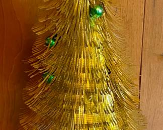 VINTAGE ALUMINUM CHRISTMAS CONE TREE