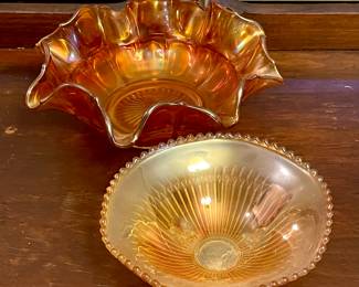 ANTIQUE LUSTER WARE DISHES