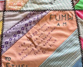 ANTIQUE GROUP BABY QUILT