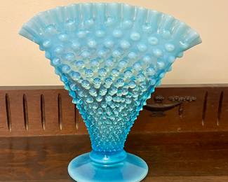 ANTIQUE FENTON "FAN" VASE