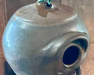 POTTERY BIRDHOUSE by COLES POTTERY