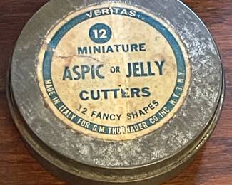 ANTIQUE ASPIC/JELLY CUTTERS