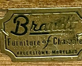 ANTIQUE DROP LEAF TABLE by BRANDT FURNITURE