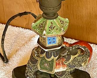 ANTIQUE ELEPHANT LAMP