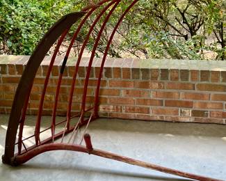 ANTIQUE HAY CRADLE SCYTHE