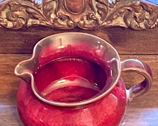 NC GLAZED POTTERY CREAMER