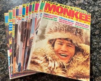 VINTAGE TIGER BEAT’S OFFICIAL MONKEE SPECTACULAR MAGAZINES 
