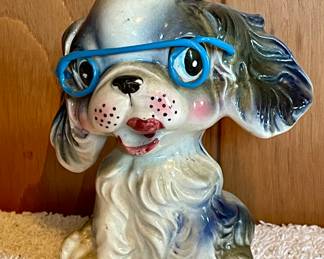 ANTIQUE DOG FIGURINE - JAPAN