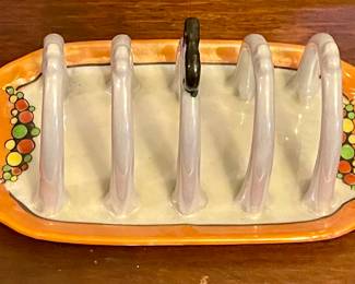 ANTIQUE TOAST HOLDER DISH