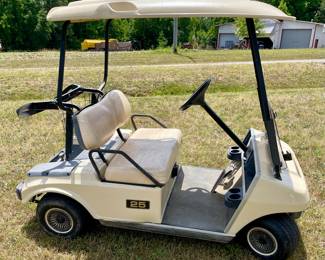 CLUB CAR GOLF CART W/CHARGER  (** THIS ITEM MAY BE PURCHASED PRIOR TO THE SALE DATE)