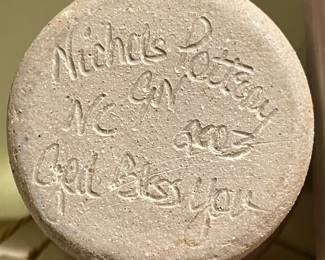 REBEKAH PITCHER by NICHOLS POTTERYREBECCA PITCHER by NICHOLS POTTERY