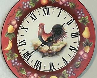 CHICKEN/ROOSTER DECOR - CLOCK