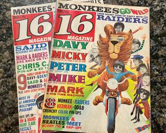 VINTAGE 16 MAGAZINES 